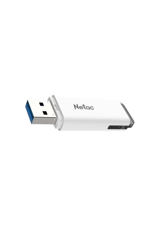 Netac U185 64GB USB 3.2 Beyaz Flash Bellek (NT03U185N-064G-32WH) - Yüksek Hızlı, Taşınabilir USB Bellek