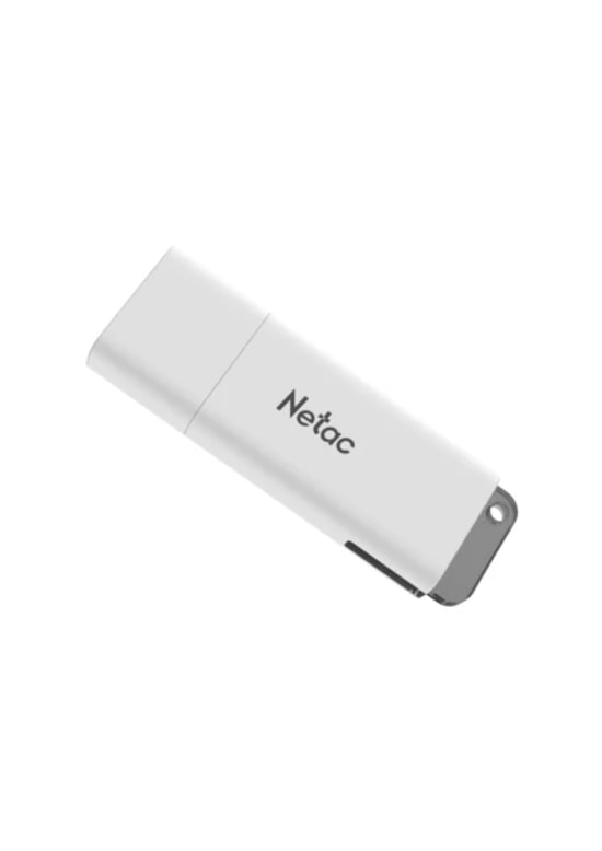 Netac U185 64GB USB 3.2 Beyaz Flash Bellek (NT03U185N-064G-32WH) - Yüksek Hızlı, Taşınabilir USB Bellek