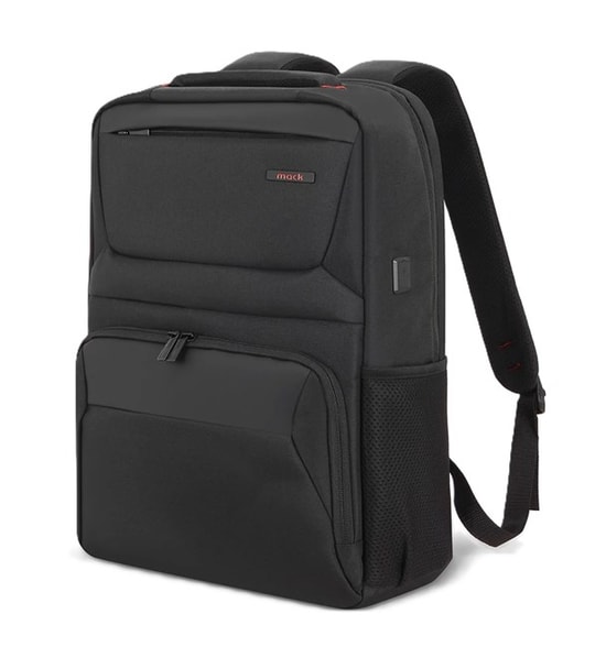 Mack Business X MCC-804 14.1 Siyah Notebook Sırt Çantası - Su Geçirmez, Korumalı, Hafif, İş ve Okul Çantası