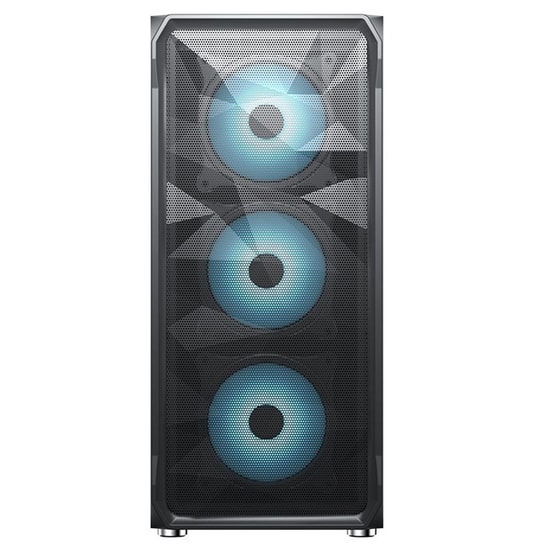 Frisby FC-9485G 600W 80+ Bronze RGB Mid Tower ATX Oyuncu Kasası - 4x120mm Fan, Temperli Cam, Toz Filtresi, Siyah