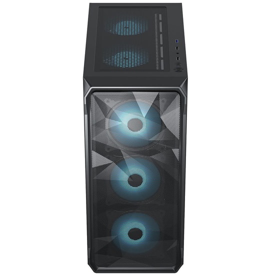 Frisby FC-9485G 600W 80+ Bronze RGB Mid Tower ATX Oyuncu Kasası - 4x120mm Fan, Temperli Cam, Toz Filtresi, Siyah