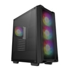 DeepCool CC560 MESH V2 Siyah Mid-Tower ATX Oyuncu Kasası - 4xLED Fan, Mesh Ön Panel, Temperli Cam, Geniş Hava Akışı
