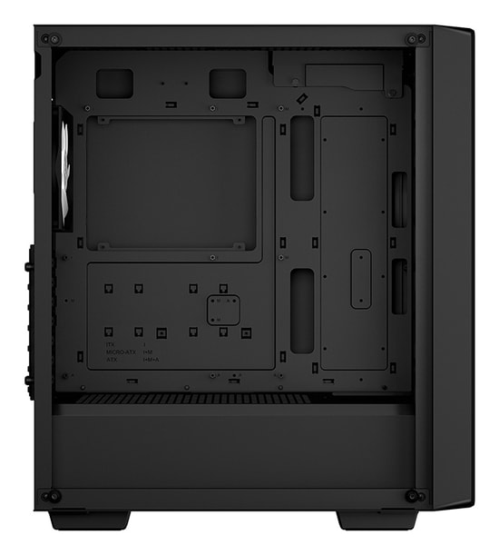 DeepCool CC560 MESH V2 Siyah Mid-Tower ATX Oyuncu Kasası - 4xLED Fan, Mesh Ön Panel, Temperli Cam, Geniş Hava Akışı