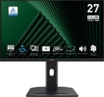 MSI PRO MP275PG 27" FHD 100Hz 1ms Adaptive Sync Pivot IPS Monitör - 300nit, HDMI+DP+VGA, 6W Hoparlör, İnce Çerçeve