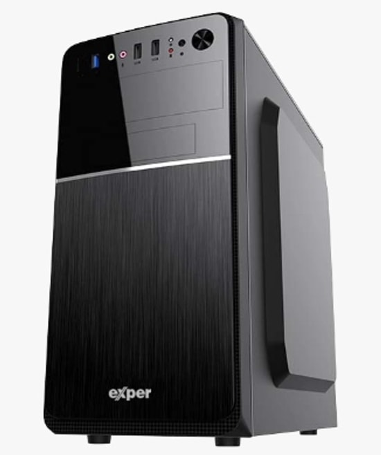 Exper PC Flex DEX345 - i3-13100F, 16GB RAM, 500GB M.2 SSD, GT710 2GB Ekran Kartı, H610 Anakart, FreeDOS Masaüstü PC