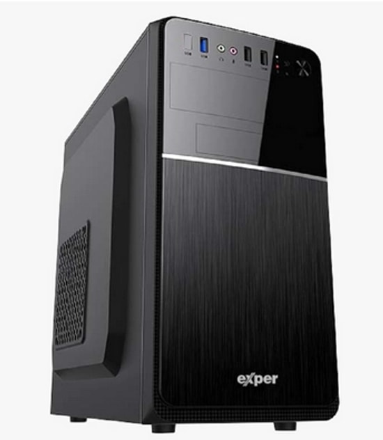 Exper PC Flex DEX345 - i3-13100F, 16GB RAM, 500GB M.2 SSD, GT710 2GB Ekran Kartı, H610 Anakart, FreeDOS Masaüstü PC