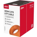 Dahua CAT6 Turuncu Kablo (PFM922I-6UN-C) - 305 Metre, 23AWG U/UTP CCA, Yüksek Performanslı Data Kablosu