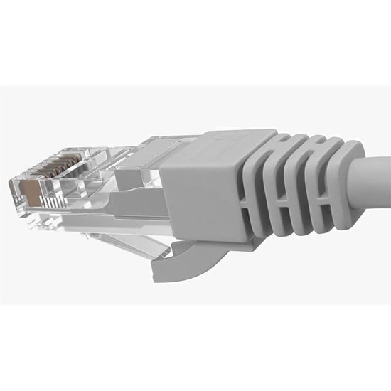 INCA ICAT6-01TG CAT6 Gri UTP Patch Kablo - 1 Metre, 24AWG, RJ45 Konnektör, Gigabit Ethernet, Yüksek Performans