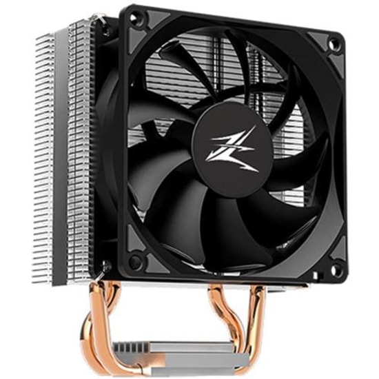 Zalman CNPS4X Siyah V2 İşlemci Soğutucu - 92mm Fan, PWM, RGB, 2000 RPM, 4Pin, Alüminyum Radyatör, 3 Isı Borusu