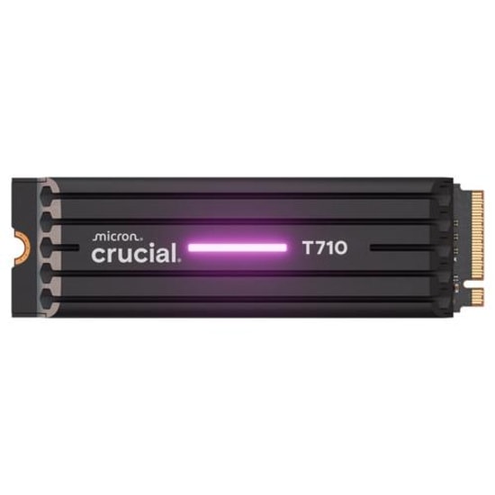 Crucial T710 2TB PCIe Gen5 M.2 SSD (CT2000T710SSD5) - 14500/13800MB/s, Soğutuculu, 2280 Form Faktör, 1200TB TBW