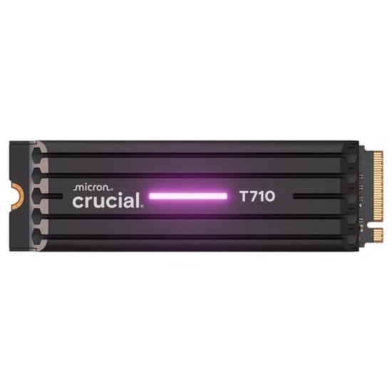 Crucial T710 1TB Soğutuculu PCIe Gen5 NVMe M.2 SSD (CT1000T710SSD5) - 14900/13700MB/s Hız, 600TB TBW, 2280 Form Faktör
