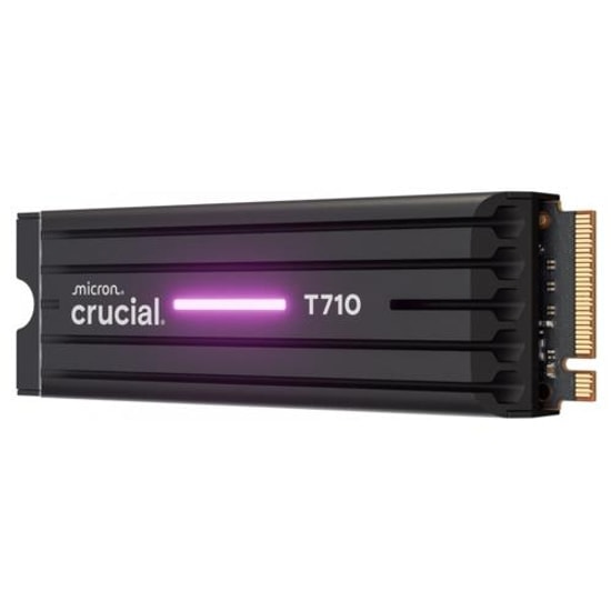 Crucial T710 1TB Soğutuculu PCIe Gen5 NVMe M.2 SSD (CT1000T710SSD5) - 14900/13700MB/s Hız, 600TB TBW, 2280 Form Faktör