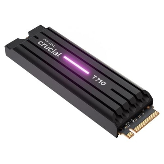 Crucial T710 1TB Soğutuculu PCIe Gen5 NVMe M.2 SSD (CT1000T710SSD5) - 14900/13700MB/s Hız, 600TB TBW, 2280 Form Faktör