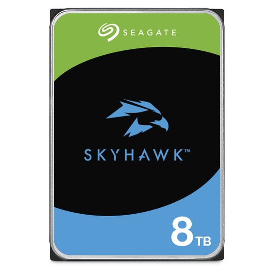 Seagate SkyHawk 8TB 3.5" HDD (ST8000VX009) - 5400RPM, 256MB Cache, RV Sensör, 7/24 Güvenlik Diski, SATA3, 3 Yıl Garanti