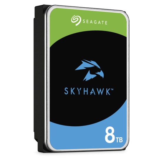 Seagate SkyHawk 8TB 3.5" HDD (ST8000VX009) - 5400RPM, 256MB Cache, RV Sensör, 7/24 Güvenlik Diski, SATA3, 3 Yıl Garanti