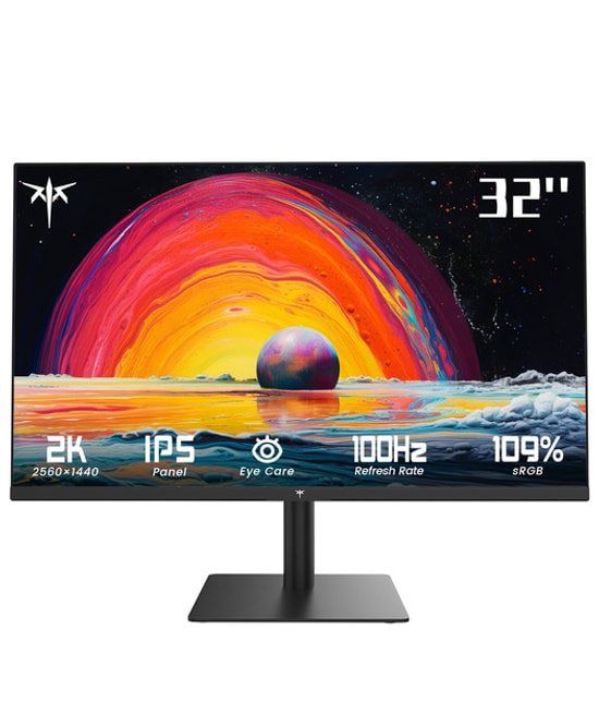 KTC H32T13 31.5" QHD IPS 100Hz 3ms Oyuncu Monitörü - 2560x1440, %95 sRGB, FreeSync, HDMI 2.0, DisplayPort 1.4