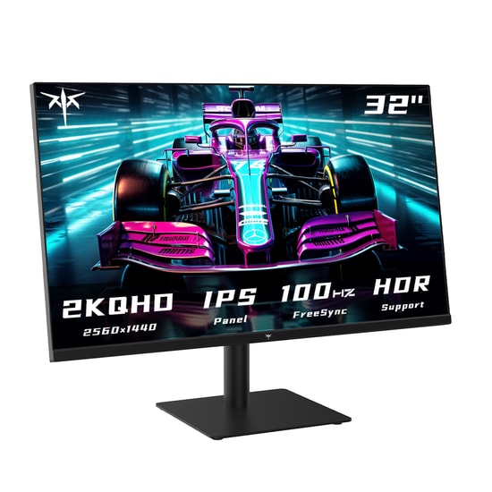 KTC H32T13 31.5" QHD IPS 100Hz 3ms Oyuncu Monitörü - 2560x1440, %95 sRGB, FreeSync, HDMI 2.0, DisplayPort 1.4