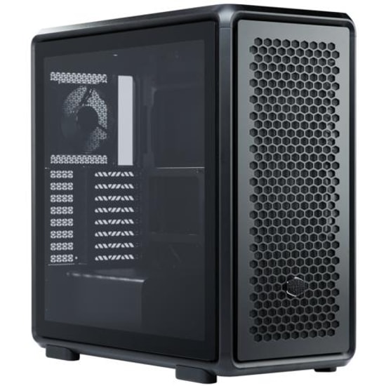 Cooler Master MasterFrame 600 TG Siyah ARGB Alüminyum ATX Açık Kasa (MF600-KGNN-S00) - Back-Connect, 3x140mm Fan