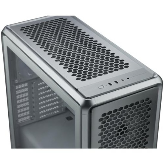 Cooler Master MasterFrame 600 TG Gümüş Gri Alüminyum ATX Açık Kasa (MF600-SGNN-S00) - ARGB, Back-Connect, 3x140mm Fan