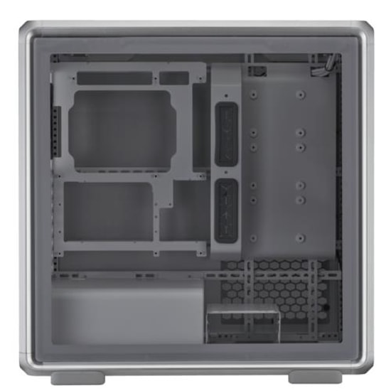 Cooler Master MasterFrame 600 TG Gümüş Gri Alüminyum ATX Açık Kasa (MF600-SGNN-S00) - ARGB, Back-Connect, 3x140mm Fan