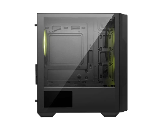 MSI MAG Forge M110R Airflow Temperli Cam ARGB Micro ATX Kasa - 4x12cm Fan, Mesh Panel, USB 3.2, 33cm GPU Desteği