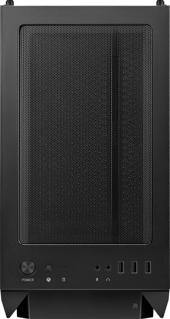 MSI MAG Forge M110R Airflow Temperli Cam ARGB Micro ATX Kasa - 4x12cm Fan, Mesh Panel, USB 3.2, 33cm GPU Desteği