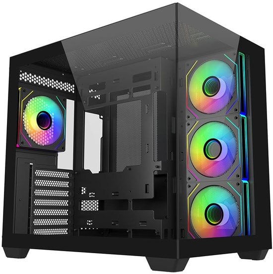 Cooler Master Elite 681 TG Siyah Kasa (E681-KHNN85-S00) - 850W 80+ Gold, ARGB Fanlı, Gen5 ATX 3.1 Mid-Tower