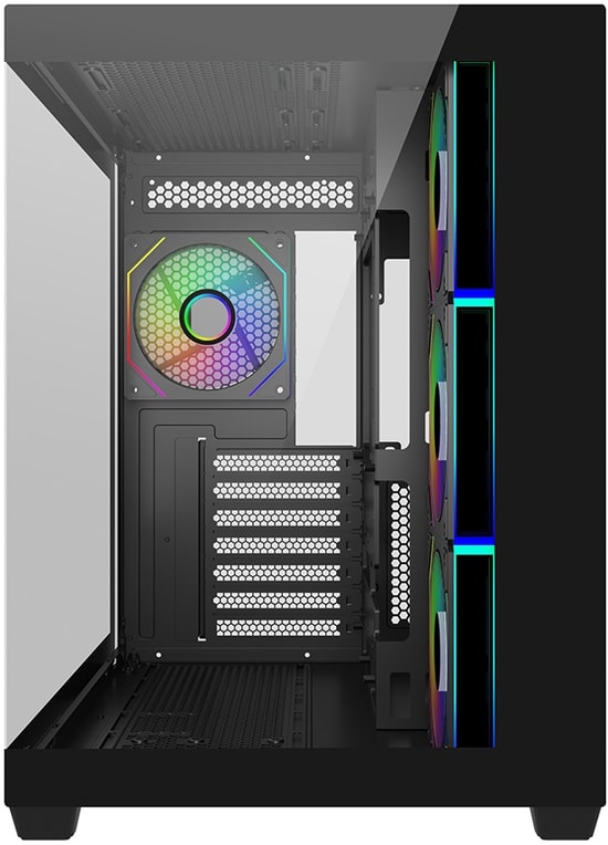 Cooler Master Elite 681 TG Siyah Kasa (E681-KHNN85-S00) - 850W 80+ Gold, ARGB Fanlı, Gen5 ATX 3.1 Mid-Tower