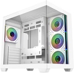 Cooler Master Elite 681 TG Beyaz Kasa (E681-WHNN85-S00) - 850W 80+ Gold, ARGB Fanlı, Gen5 ATX 3.1 Mid-Tower