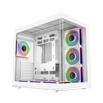 Cooler Master Elite 600 Beyaz ATX Kasa (E600-WGNN-S02) - 7 ARGB Fan, Temperli Cam, USB 3.2 Type-C, 425mm GPU Desteği