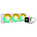 ASUS TUF Gaming LC III 360 ARGB Beyaz Sıvı Soğutucu (90RC01A2-B0EAY0) - 3x120mm Fan, 2.8" LCD, Aura Sync, 6 Yıl Garanti