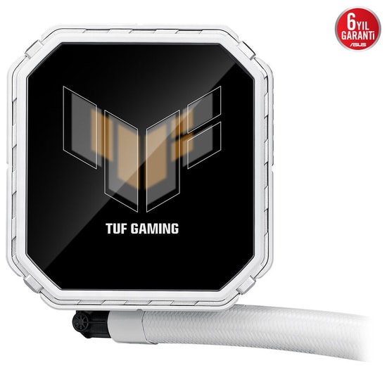 ASUS TUF Gaming LC III 360 ARGB Beyaz Sıvı Soğutucu (90RC01A2-B0EAY0) - 3x120mm Fan, 2.8" LCD, Aura Sync, 6 Yıl Garanti