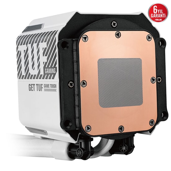 ASUS TUF Gaming LC III 360 ARGB Beyaz Sıvı Soğutucu (90RC01A2-B0EAY0) - 3x120mm Fan, 2.8" LCD, Aura Sync, 6 Yıl Garanti