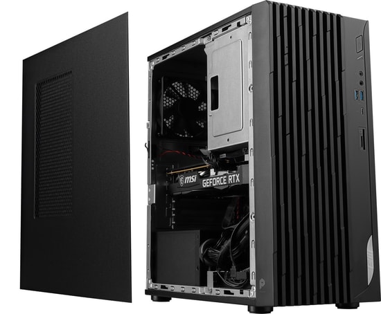 MSI PRO DP180 14A-059BEU Barebone Mini PC - Intel Core i5-14400, DDR5, Çift LAN, FreeDos, Kompakt Tasarım