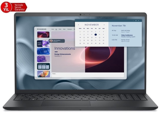 Dell Pro 15 Essential PV15250 i7-1355U 16GB 512GB SSD 15.6" FHD Ubuntu Laptop - 3 Yıl Yerinde Garanti (PV15250_007_UBU)