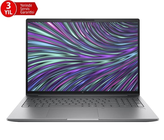 HP ZBook B30HLES: Ultra 7-255H, 32GB RAM, 1TB SSD, RTX Pro 1000 8GB, 16" W11 Pro Taşınabilir İş İstasyonu