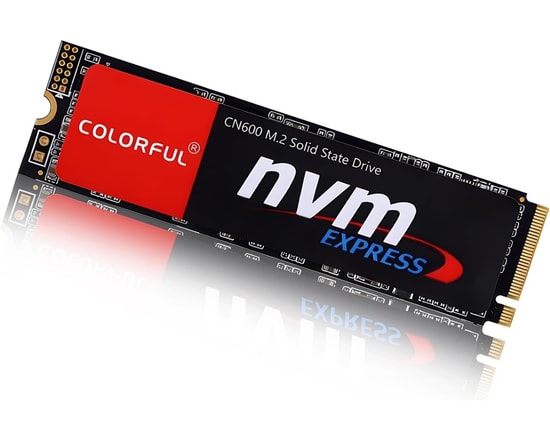 Colorful CN600 Pro 256GB NVMe PCIe Gen3 M.2 SSD (CN600-256GB-PRO) - 3200MB/s Okuma, 1200MB/s Yazma, Yüksek Performanslı 