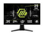 MSI MAG 255F E20 24.5" FHD 200Hz 0.5ms Rapid IPS Oyuncu Monitörü - FreeSync, İnce Çerçeve, HDMI 2.0, DisplayPort 1.4a