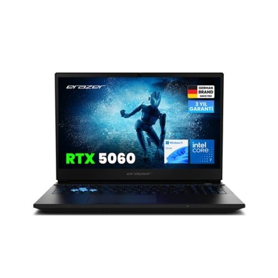 Erazer Deputy 15 P1: Core i7-250H, 32GB (2x16GB DDR5) RAM, 1TB SSD, RTX 5060, 15.6" Win11 Home Gaming Laptop (MD62761)