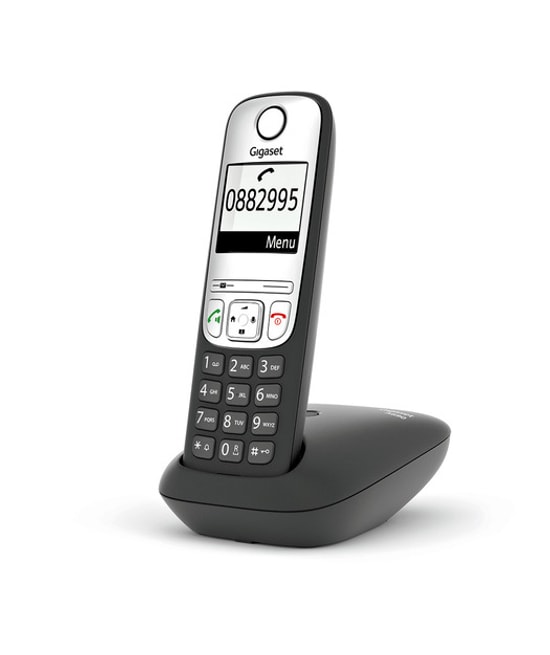 Gigaset A690 Siyah Dect Telefon (4250366857343) - HandsFree, 14 Saat Konuşma, 100 Kayıt Kapasite, 2" Ekran, ECO Mod