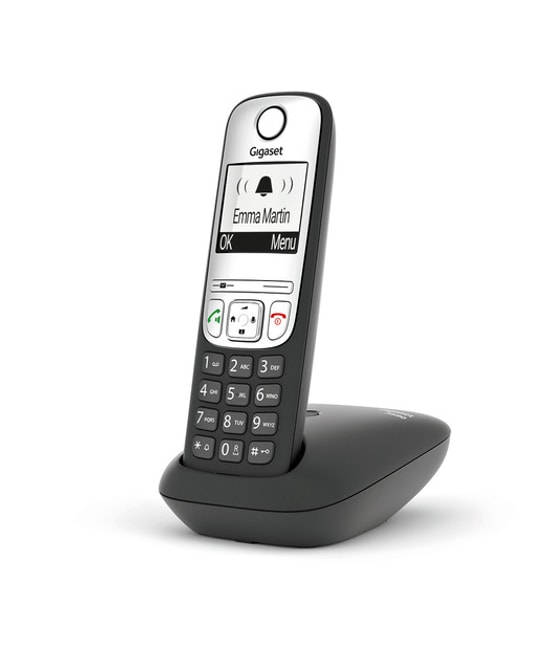 Gigaset A690 Siyah Dect Telefon (4250366857343) - HandsFree, 14 Saat Konuşma, 100 Kayıt Kapasite, 2" Ekran, ECO Mod