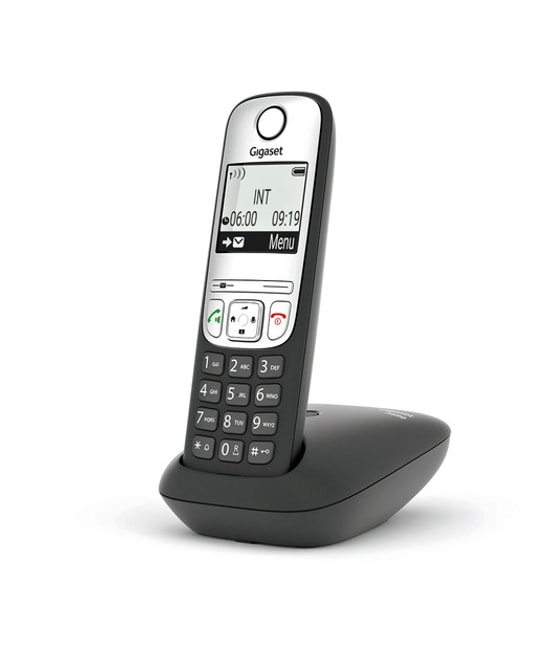 Gigaset A690 Siyah Dect Telefon (4250366857343) - HandsFree, 14 Saat Konuşma, 100 Kayıt Kapasite, 2" Ekran, ECO Mod