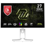 MSI MAG 274QRFW X32 27" WQHD (2560x1440) 320Hz 0.5ms Rapid IPS FreeSync Premium Pivot Beyaz Oyuncu Monitörü