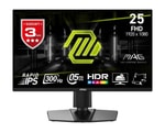 MSI MAG 255PXF 24.5" FHD 300Hz 0.5ms Rapid IPS Oyuncu Monitörü - Pivot, FreeSync Premium, %120 sRGB, HDMI 2.0, DP 1.4