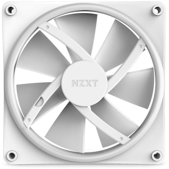 NZXT F140 RGB Duo Beyaz 140mm Kasa Fanı (RF-D14SF-W1) - 1800RPM, 38dBA, Yüksek Hava Akışı, Çift Taraflı RGB, PWM Kontrol