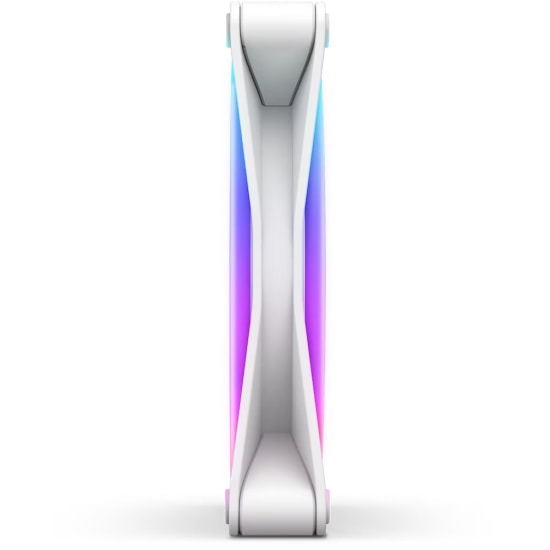 NZXT F140 RGB Duo Beyaz 140mm Kasa Fanı (RF-D14SF-W1) - 1800RPM, 38dBA, Yüksek Hava Akışı, Çift Taraflı RGB, PWM Kontrol