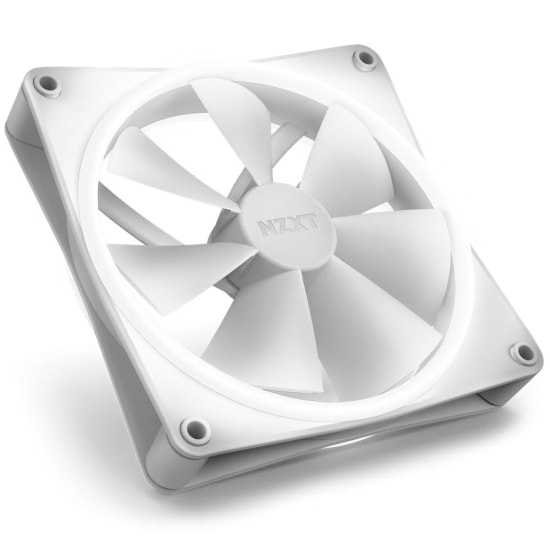 NZXT F140 RGB Duo Beyaz 140mm Kasa Fanı (RF-D14SF-W1) - 1800RPM, 38dBA, Yüksek Hava Akışı, Çift Taraflı RGB, PWM Kontrol