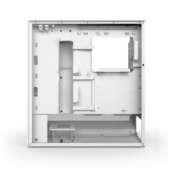 NZXT H5 Flow Beyaz ATX Mid-Tower Kasa (CC-H52FW-01) - 2x120mm Fan, Temperli Cam, Üstün Hava Akışı, 360mm Radyatör Desteğ