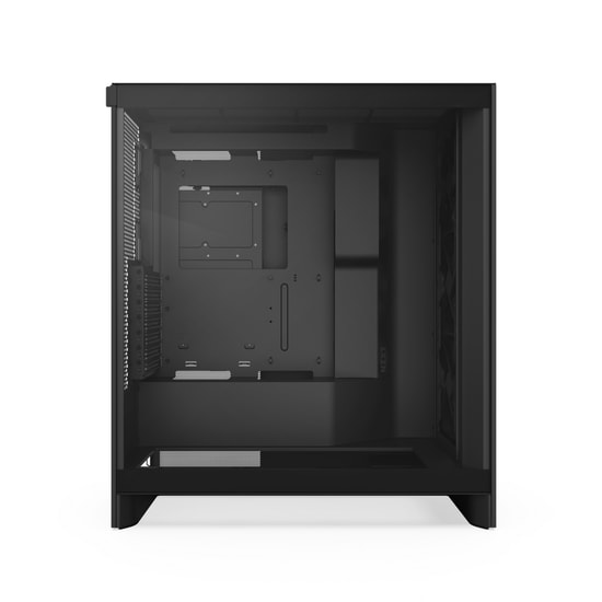 NZXT H7 Flow Siyah ATX Mid-Tower Kasa (CM-H72FB-01) - 3x120mm Fan, Temperli Cam, Üstün Hava Akışı 420mm Radyatör Desteği