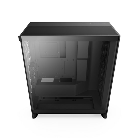 NZXT H7 Flow Siyah ATX Mid-Tower Kasa (CM-H72FB-01) - 3x120mm Fan, Temperli Cam, Üstün Hava Akışı 420mm Radyatör Desteği